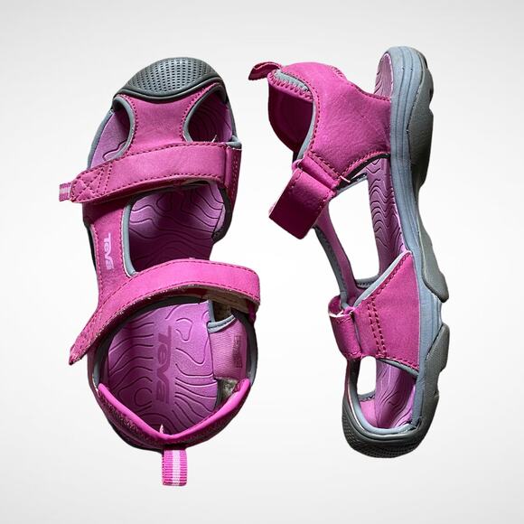 Teva Putian Adjustable Strap Sandal Shoes Kids Sz C2 - Picture 2 of 7